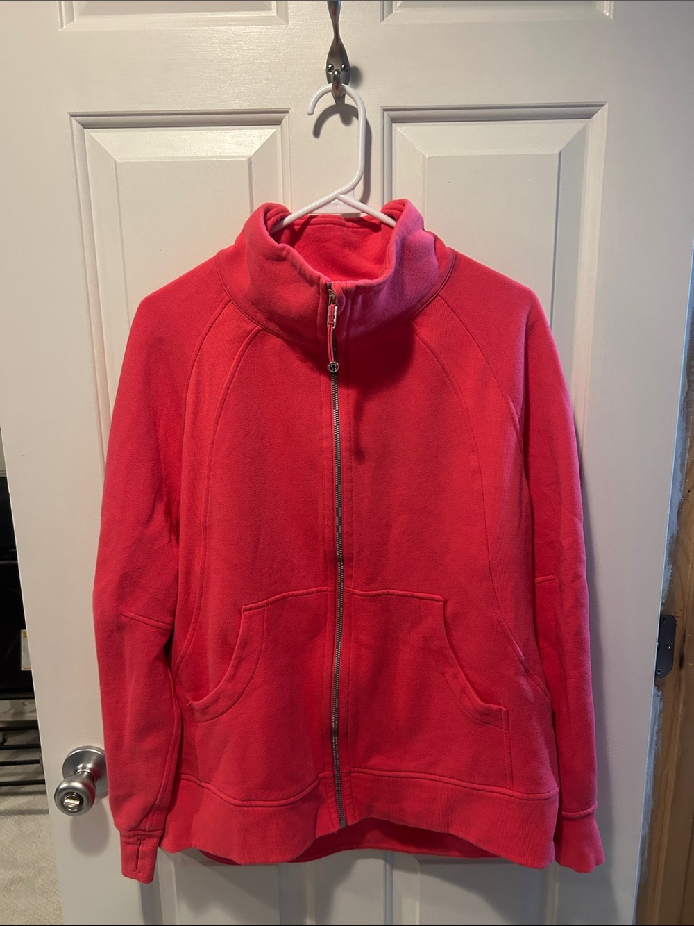 Lululemon Scuba Oversized Funnel Neck Full-Zip Long Jacket lip gloss M/L